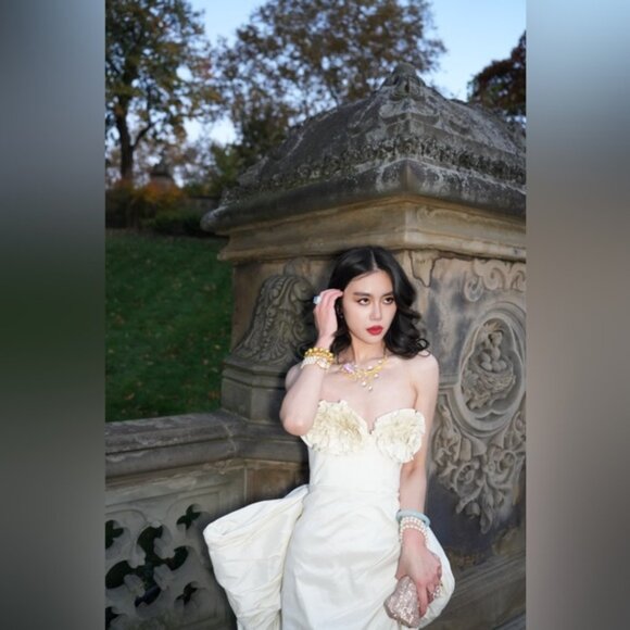 Rachel Gilbert Romy White Gown AU2/US4 - Picture 10 of 16